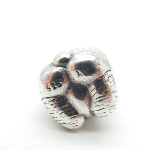 PANDORA 925 Sterling Silver Black Enamel Panda Bead Charm - Picture 7 of 7